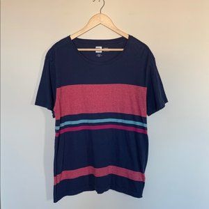 BDG UO Men’s Striped Slim Fit Crewneck Tee